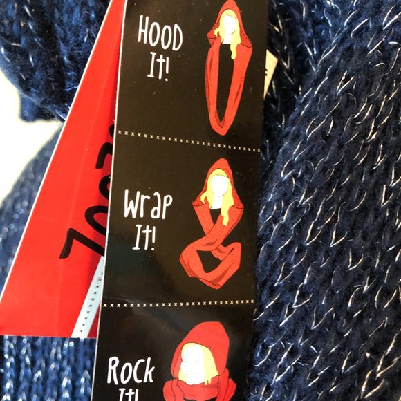 NWT Auburn University Hooded Infinity Scarf - Picture 5 of 8